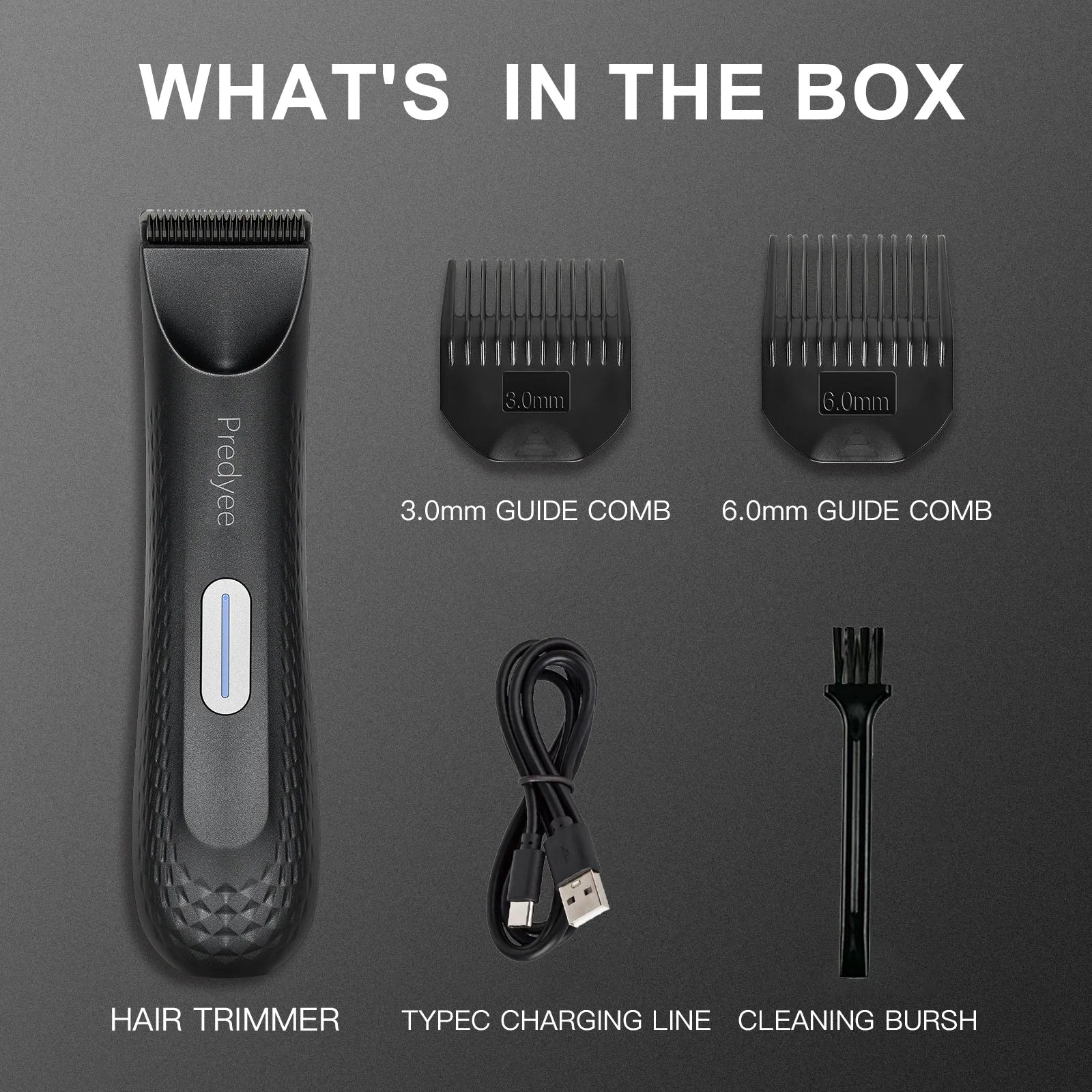 Waterproof Electric Trimmer for Men's Groin Hair - Petti’s Natural Boutique