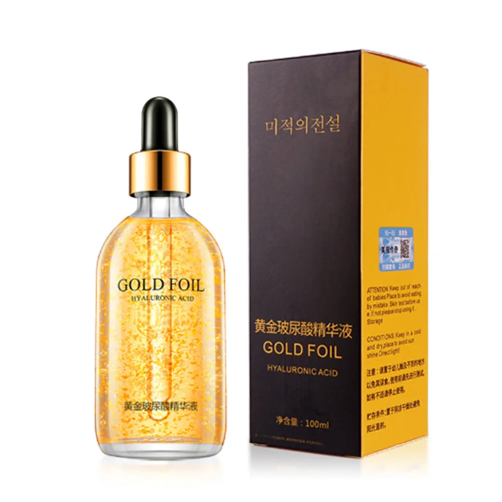 100ml 24k Gold Hyaluronic Acid Nicotinamide Face Serum - Petti’s Natural Boutique