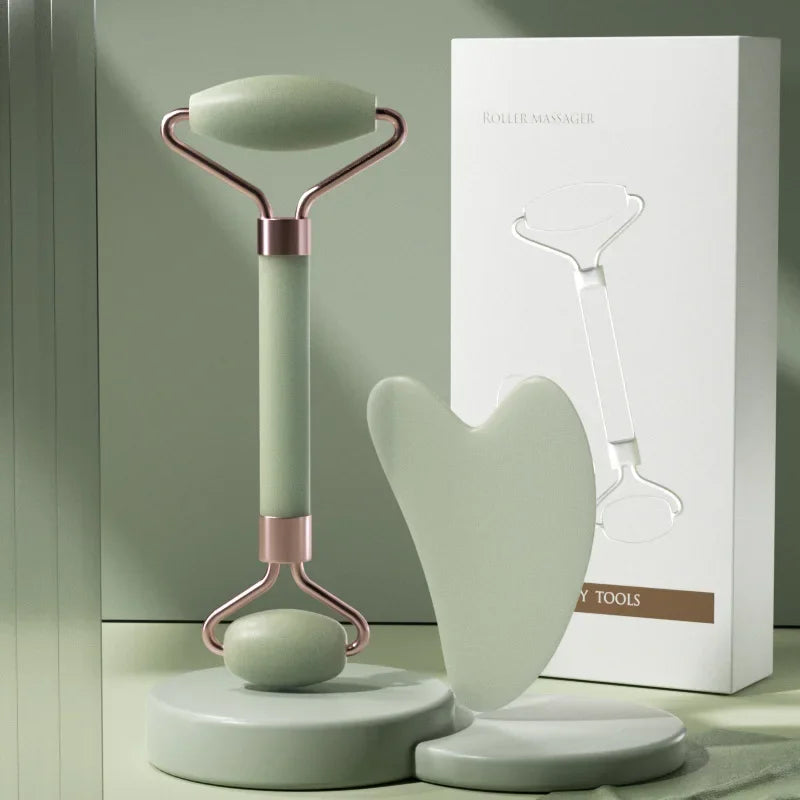 Face Massager Roller Guasha Board Resin Scraper Wrinkle Remover - Petti’s Natural Boutique