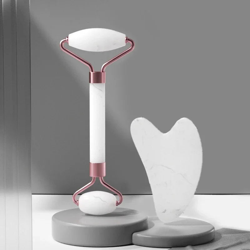 Face Massager Roller Guasha Board Resin Scraper Wrinkle Remover - Petti’s Natural Boutique