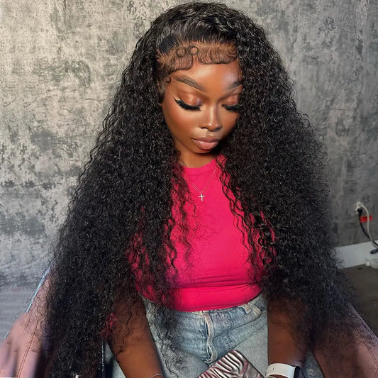 Curly Lace Front Human Hair Wigs - Petti’s Natural Boutique