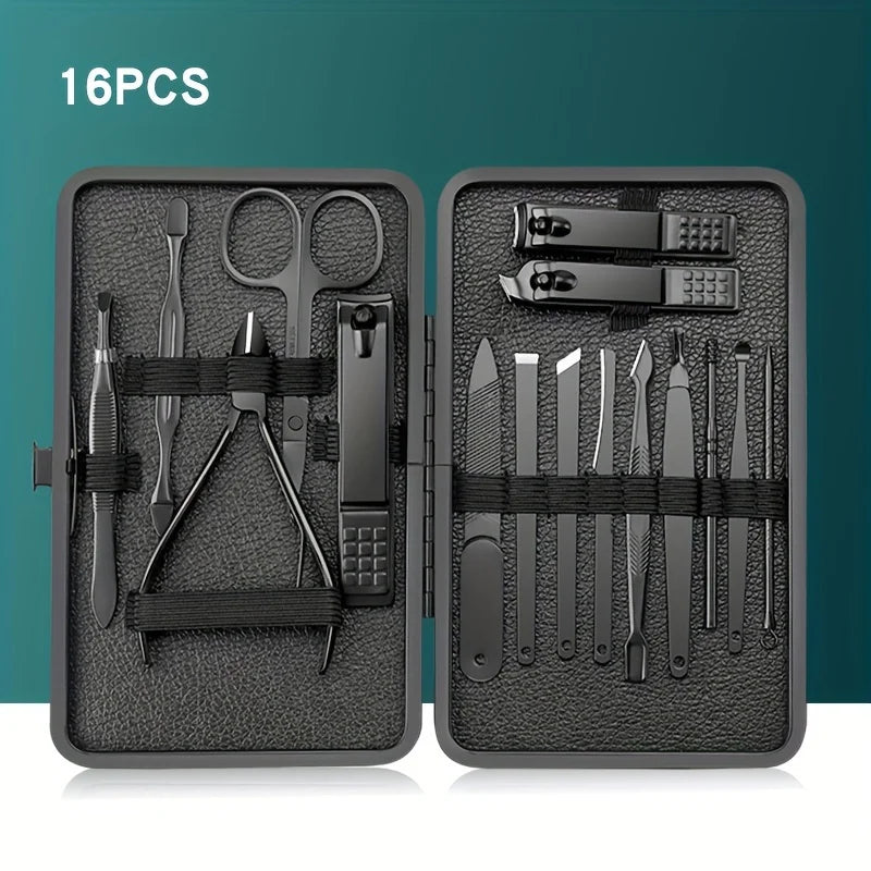 Stainless Steel Professional Manicure Set Kits - Petti’s Natural Boutique