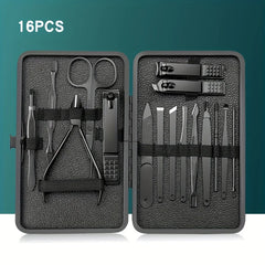 Stainless Steel Professional Manicure Set Kits - Petti’s Natural Boutique