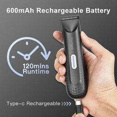 Waterproof Electric Trimmer for Men's Groin Hair - Petti’s Natural Boutique