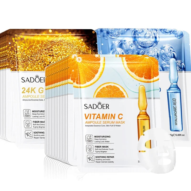 24K Gold Hyaluronic Acid Face Mask - Petti’s Natural Boutique