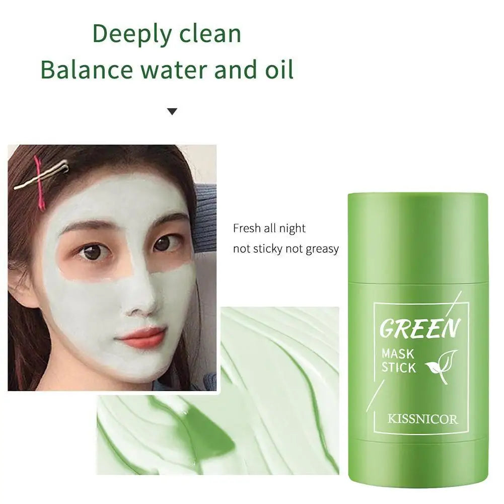 40g Blackhead Removal Green Tea Solid Mask - Petti’s Natural Boutique