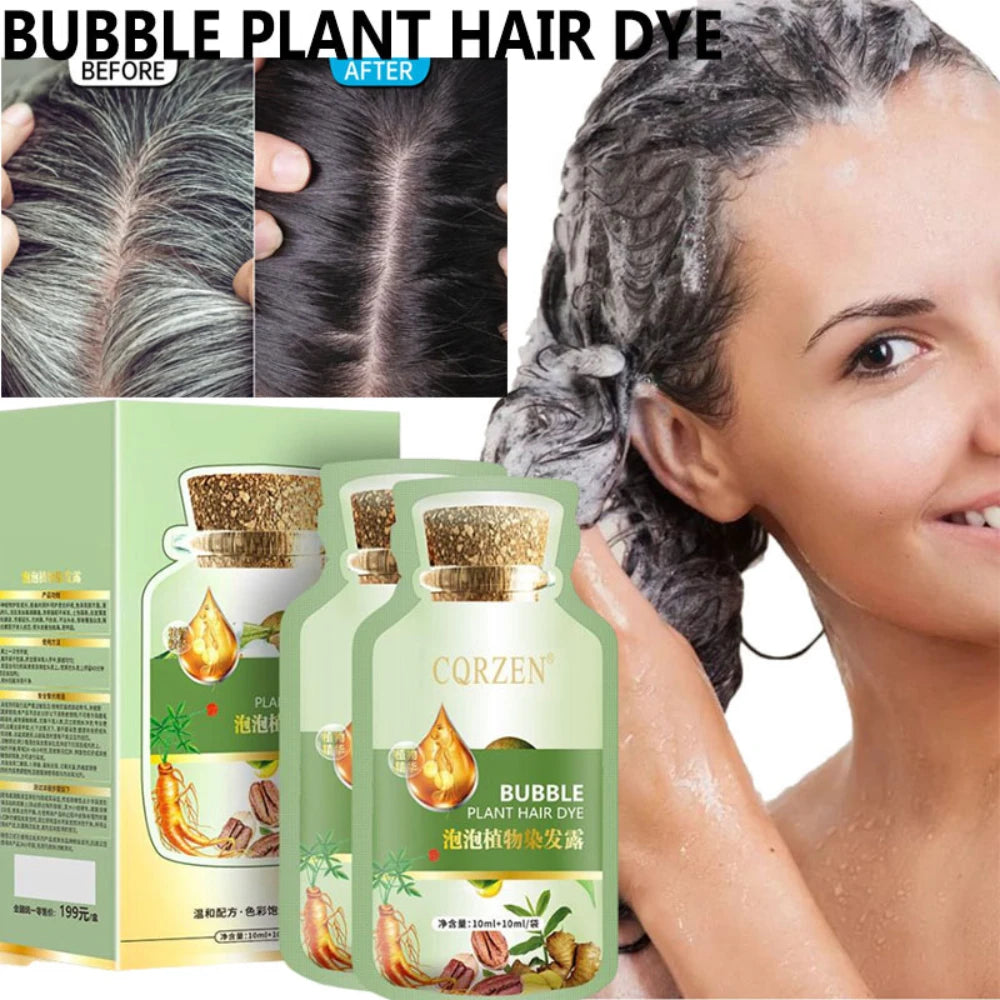 5 Minutes Pure Natural Herbal Hair Dye Shampoo - Petti’s Natural Boutique