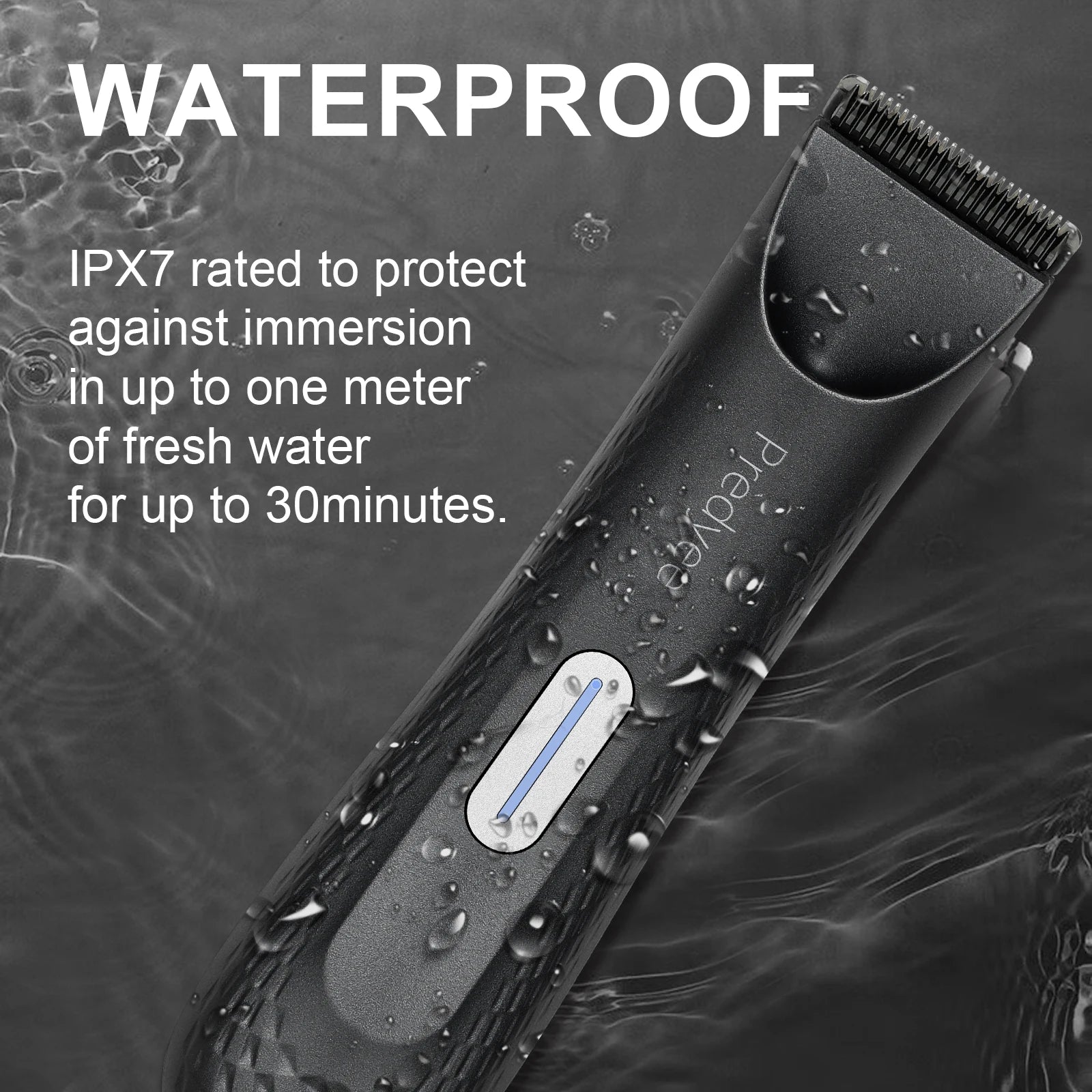 Waterproof Electric Trimmer for Men's Groin Hair - Petti’s Natural Boutique