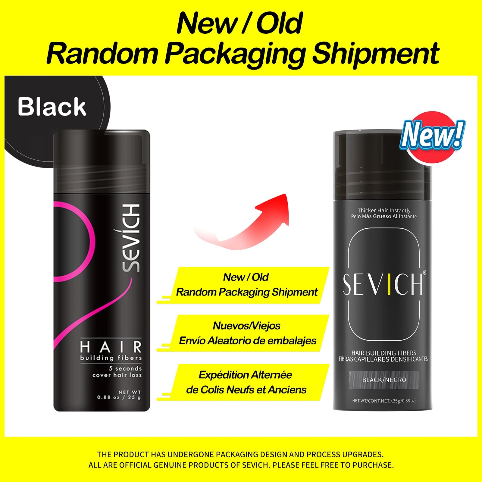 25g hair building fibers powder hair spray jar keratin - Petti’s Natural Boutique