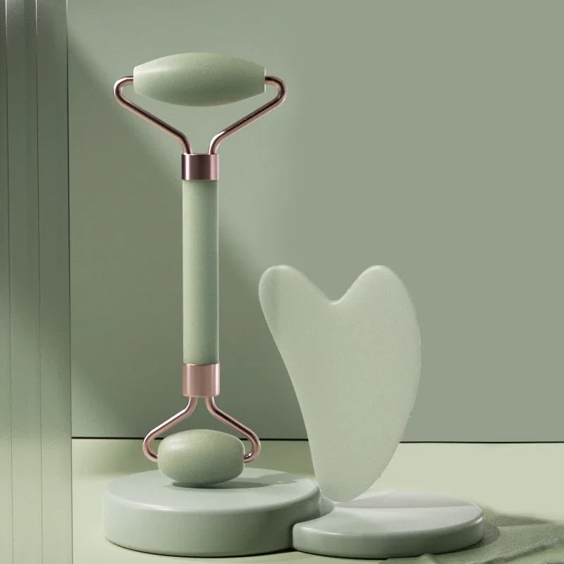 Face Massager Roller Guasha Board Resin Scraper Wrinkle Remover - Petti’s Natural Boutique