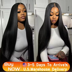 250% Density Straight Hd Transparent 13x6 Lace Frontal Wig - Petti’s Natural Boutique
