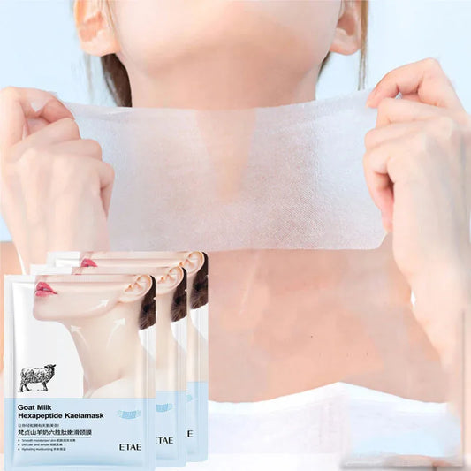 Goat Milk Six Peptides Neck Mask - Petti’s Natural Boutique