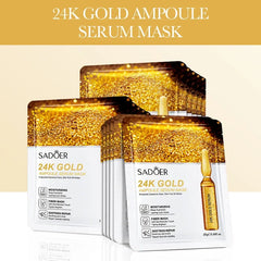 24K Gold Hyaluronic Acid Face Mask - Petti’s Natural Boutique