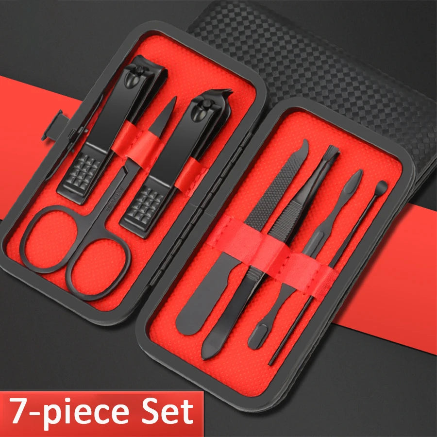 Stainless Steel Professional Manicure Set Kits - Petti’s Natural Boutique
