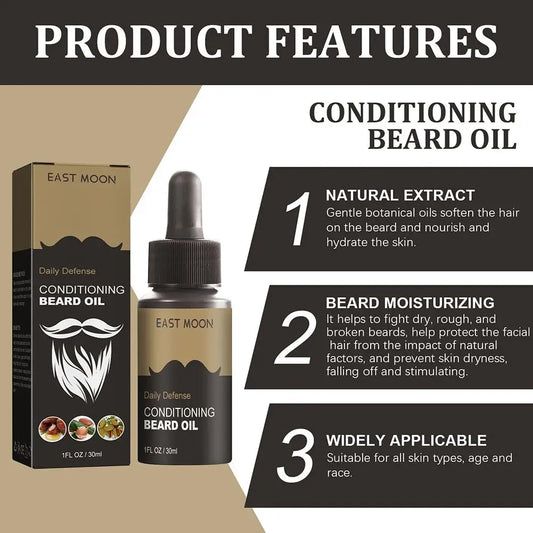 30ml Beard Grooming Oil Serum For Men Beard - Petti’s Natural Boutique
