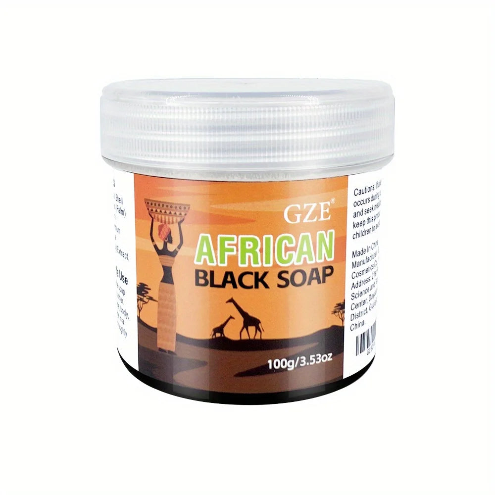 African Black Soap 3-in-1 Face, Hair, and Body Cleanser - Petti’s Natural Boutique