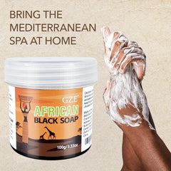 African Black Soap 3-in-1 Face, Hair, and Body Cleanser - Petti’s Natural Boutique