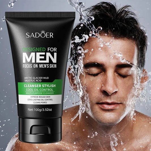 Deep Cleansing Men Facial Cleanser Face Wash - Petti’s Natural Boutique