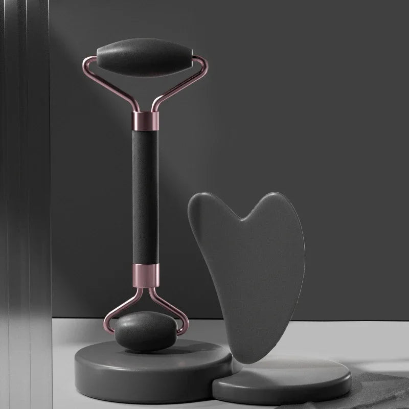 Face Massager Roller Guasha Board Resin Scraper Wrinkle Remover - Petti’s Natural Boutique