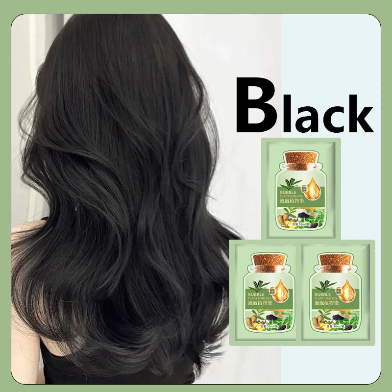5 Minutes Pure Natural Herbal Hair Dye Shampoo - Petti’s Natural Boutique