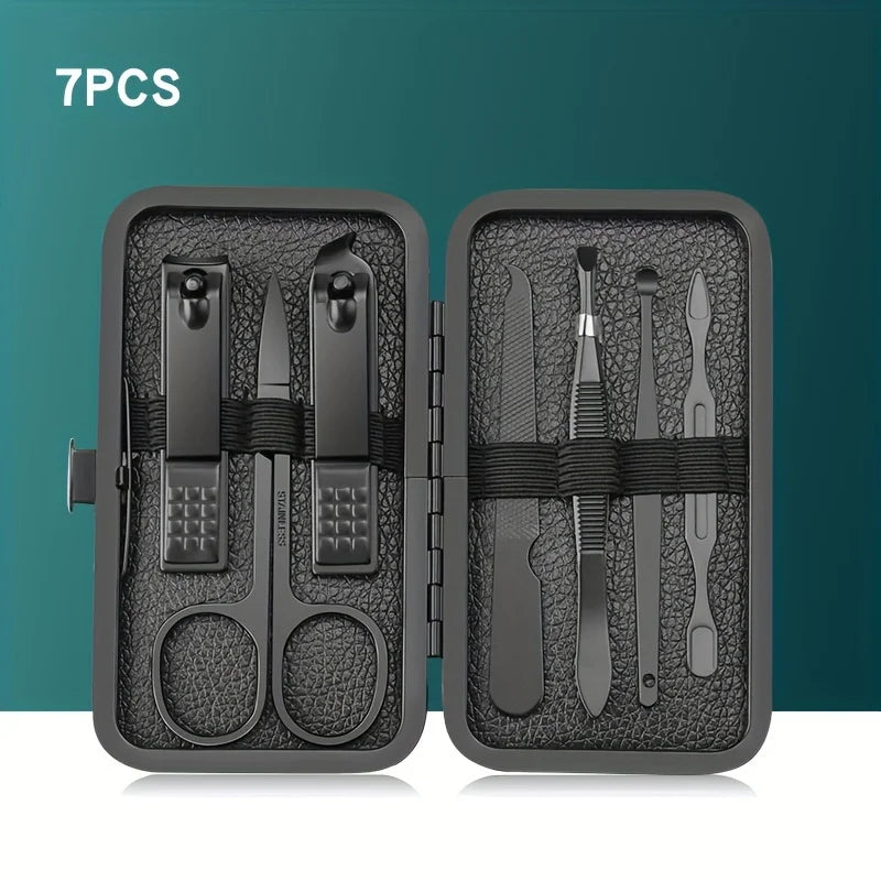 Stainless Steel Professional Manicure Set Kits - Petti’s Natural Boutique