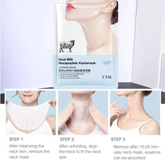 Goat Milk Six Peptides Neck Mask - Petti’s Natural Boutique