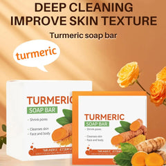 Hand Made Turmeric Soap Body Cleaning - Petti’s Natural Boutique