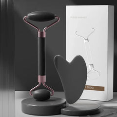 Face Massager Roller Guasha Board Resin Scraper Wrinkle Remover - Petti’s Natural Boutique