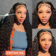 Curly Lace Front Human Hair Wigs - Petti’s Natural Boutique