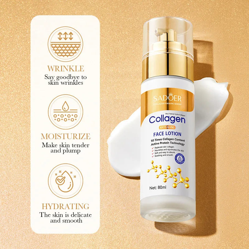 Collagen Facial Serum Face Moisturizing Lotion - Petti’s Natural Boutique