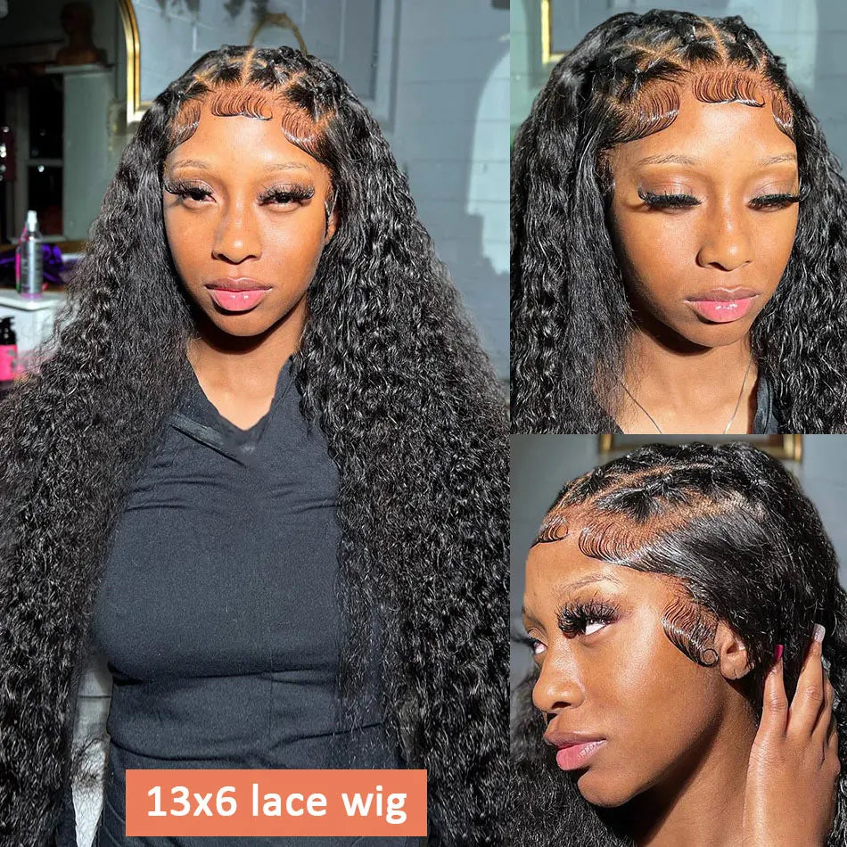Curly Lace Front Human Hair Wigs - Petti’s Natural Boutique