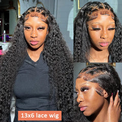 Curly Lace Front Human Hair Wigs - Petti’s Natural Boutique