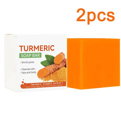 Hand Made Turmeric Soap Body Cleaning - Petti’s Natural Boutique