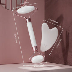 Face Massager Roller Guasha Board Resin Scraper Wrinkle Remover - Petti’s Natural Boutique