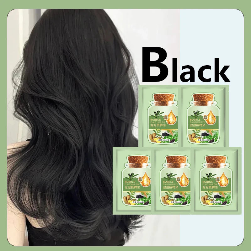5 Minutes Pure Natural Herbal Hair Dye Shampoo - Petti’s Natural Boutique