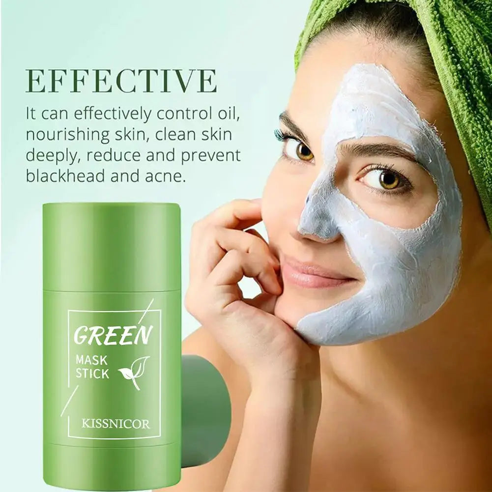40g Blackhead Removal Green Tea Solid Mask - Petti’s Natural Boutique