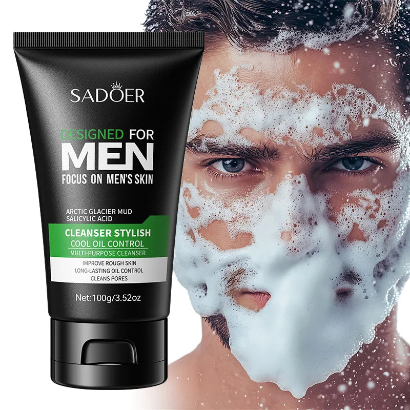 Deep Cleansing Men Facial Cleanser Face Wash - Petti’s Natural Boutique