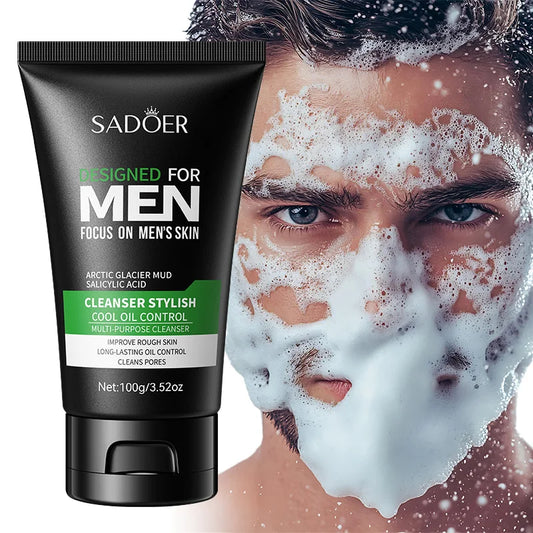 Deep Cleansing Men Facial Cleanser Face Wash - Petti’s Natural Boutique