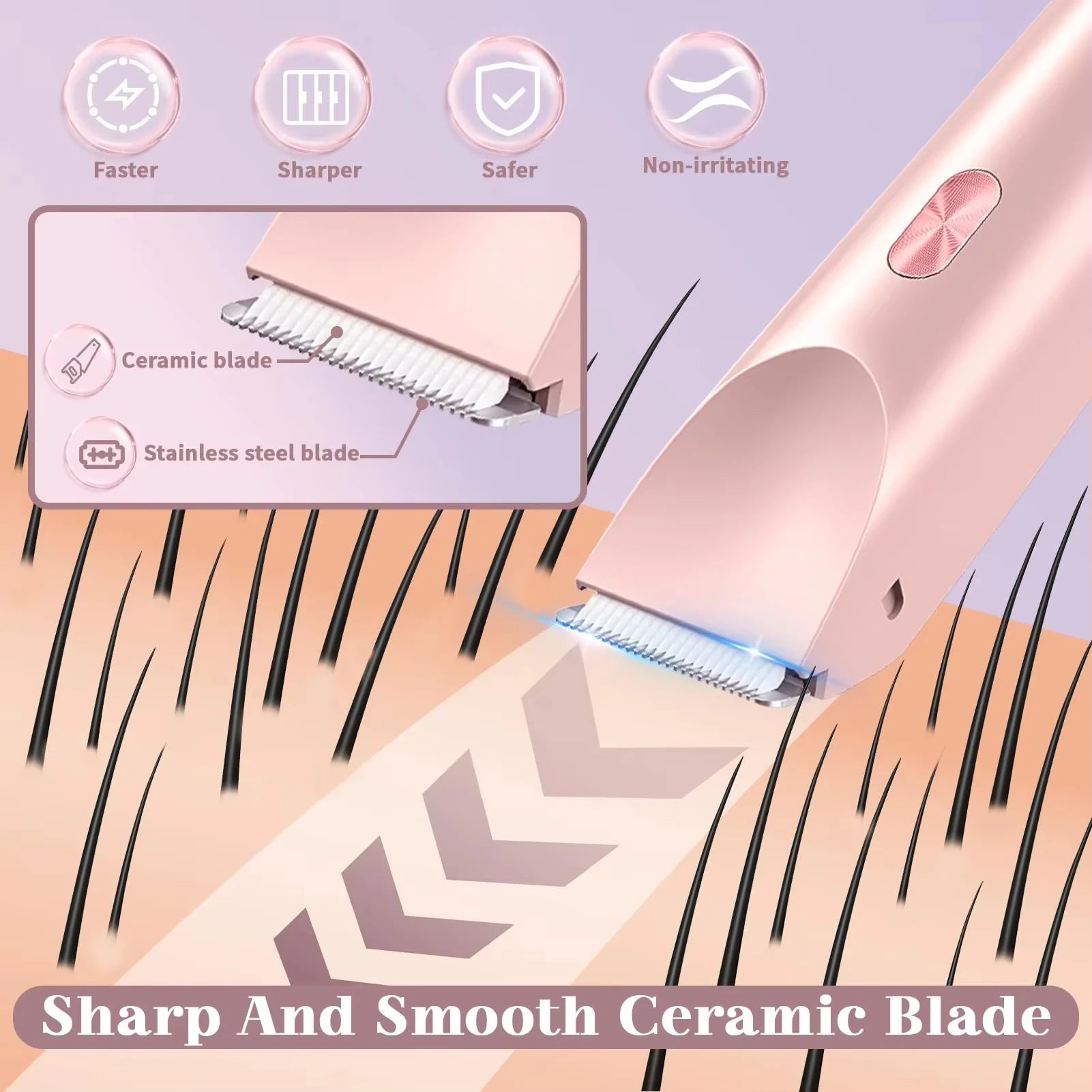 Waterproof Rechargeable Electric Shaver - Petti’s Natural Boutique